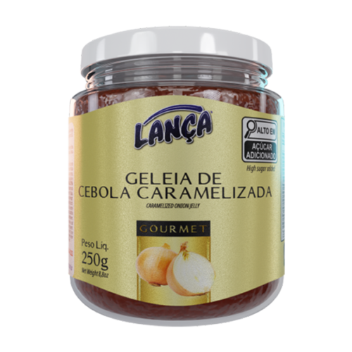 GELEIA GOURMET DE CEBOLA CARAMELIZADA Lança Alimentos