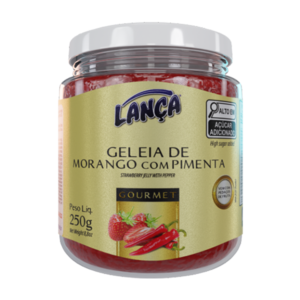 GELEIA GOURMET DE MORANGO C/PIMENTA