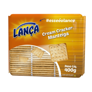 BISCOITO CREAM CRACKER MANTEIGA 400G
